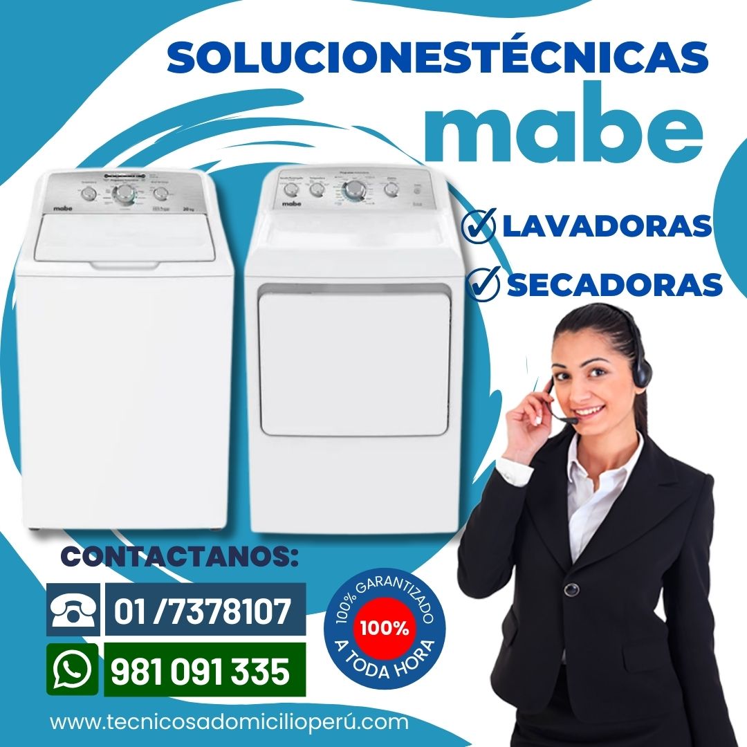 Atencion Mabe Reparación de Lavadoras 981091335 Cercado de Lima